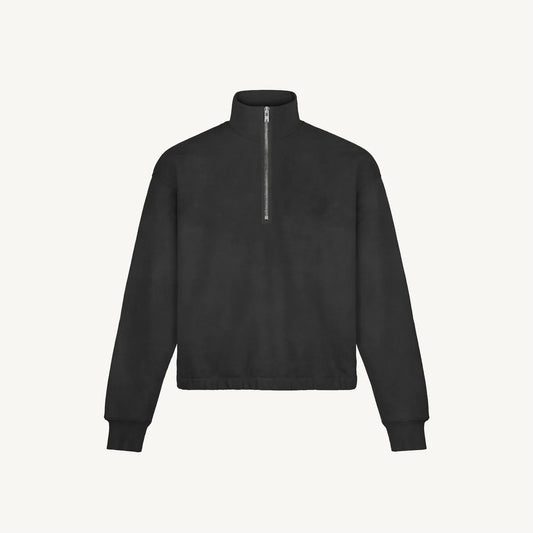 PULL MIRAGE NOIR À ZIP